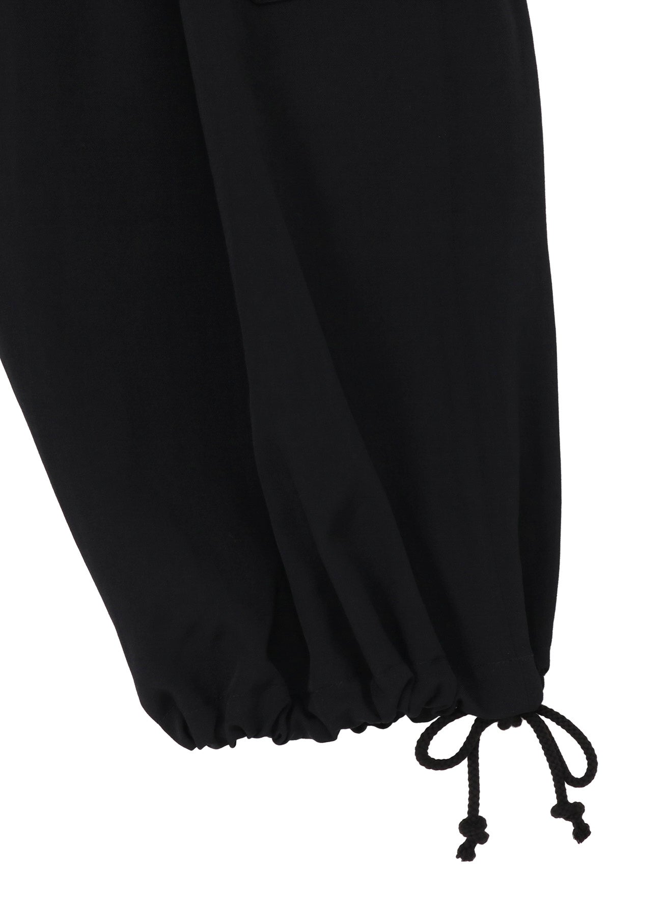 WOOL GABARDINE SIDE OUT PK BALLOON PANTS