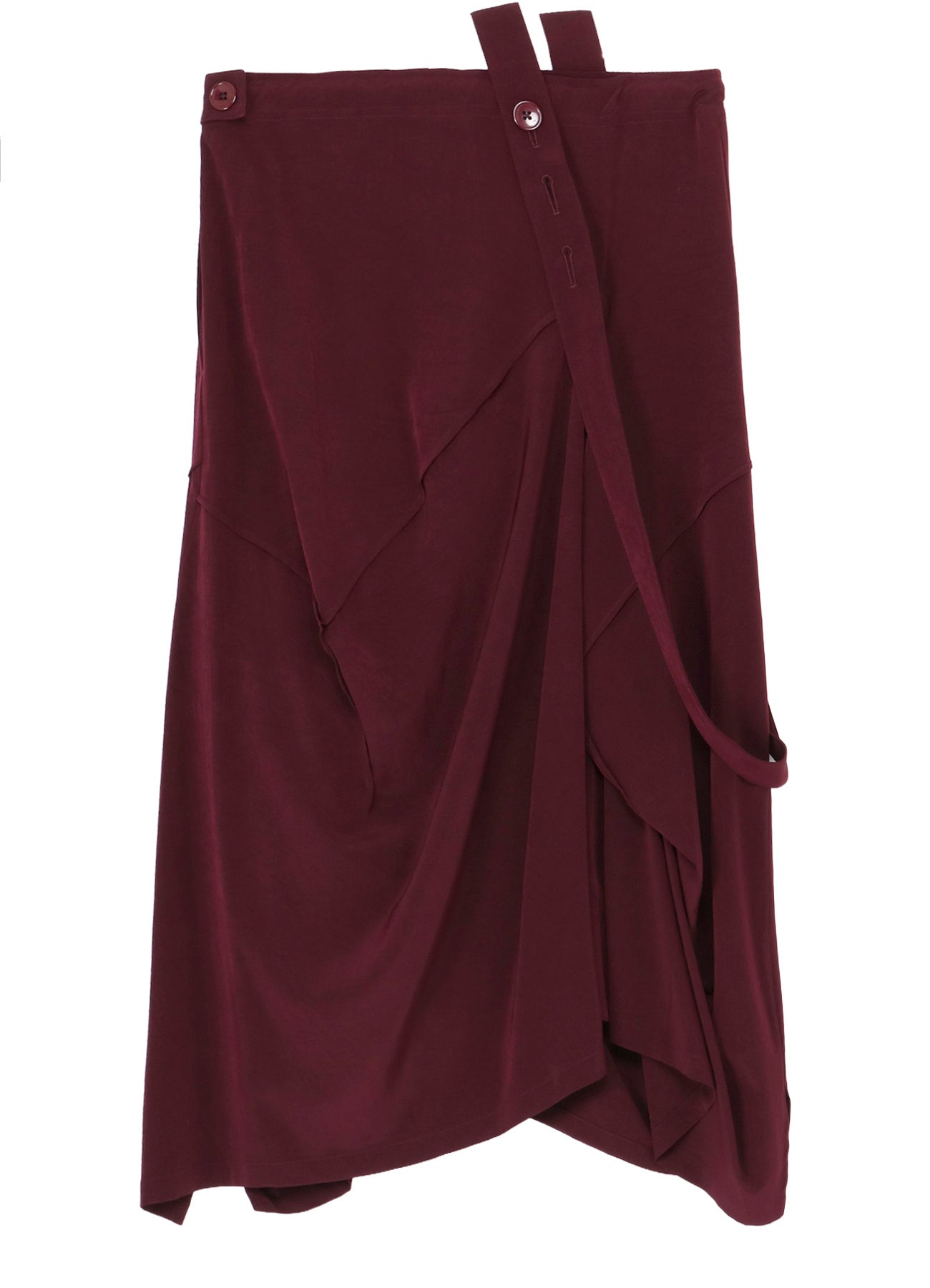 CREPE DE CHINE SQUARE SKIRT