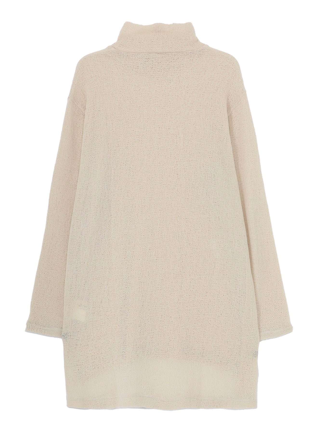 SPIDER WEB KNIT BIG TURTLENECK T-SHIRT