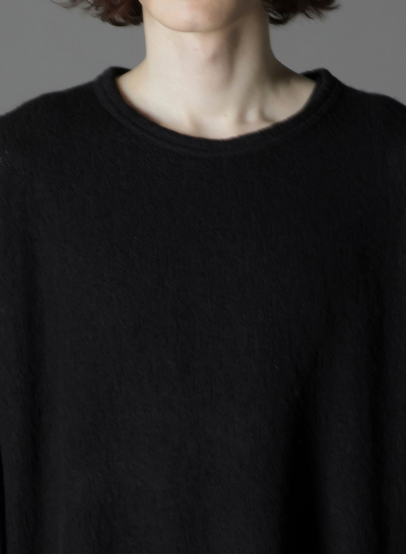 SPIDER WEB KNIT HEM JUMBO LONG SLEEVED T-SHIRT – THE SHOP
