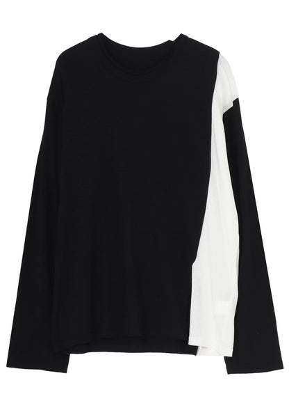 C/MOJERSEY COMBINATION  MIX BLOCK LONG SLEEVED T-SHIRT
