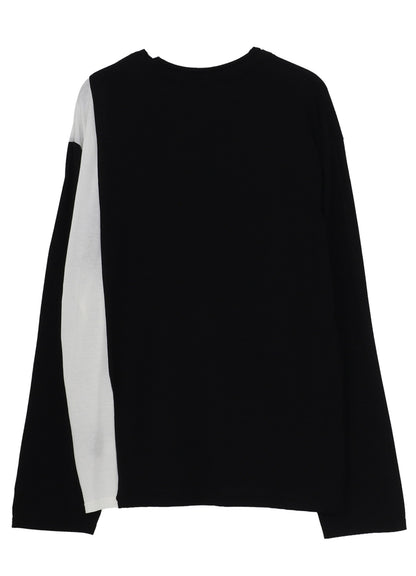 C/MOJERSEY COMBINATION  MIX BLOCK LONG SLEEVED T-SHIRT