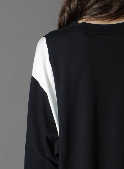 C/MOJERSEY COMBINATION  MIX BLOCK LONG SLEEVED T-SHIRT