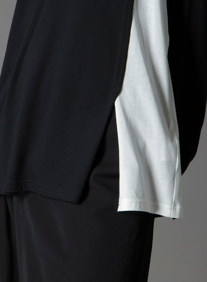C/MOJERSEY COMBINATION  MIX BLOCK LONG SLEEVED T-SHIRT