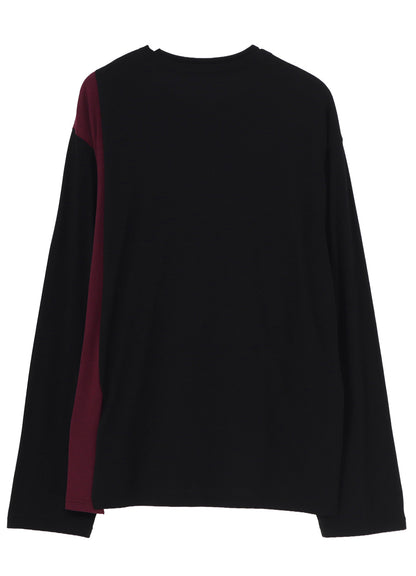 C/MOJERSEY COMBINATION  MIX BLOCK LONG SLEEVED T-SHIRT