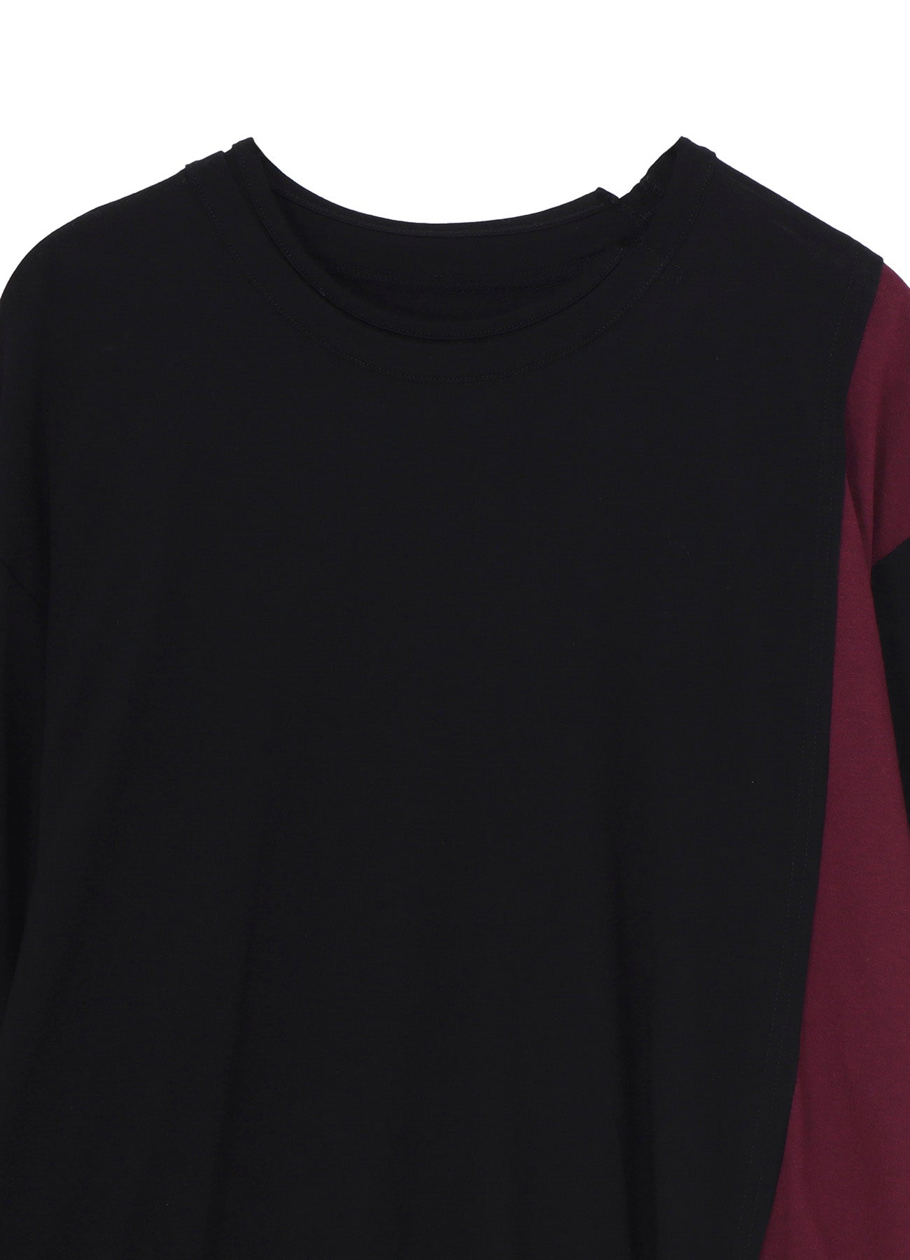C/MOJERSEY COMBINATION  MIX BLOCK LONG SLEEVED T-SHIRT