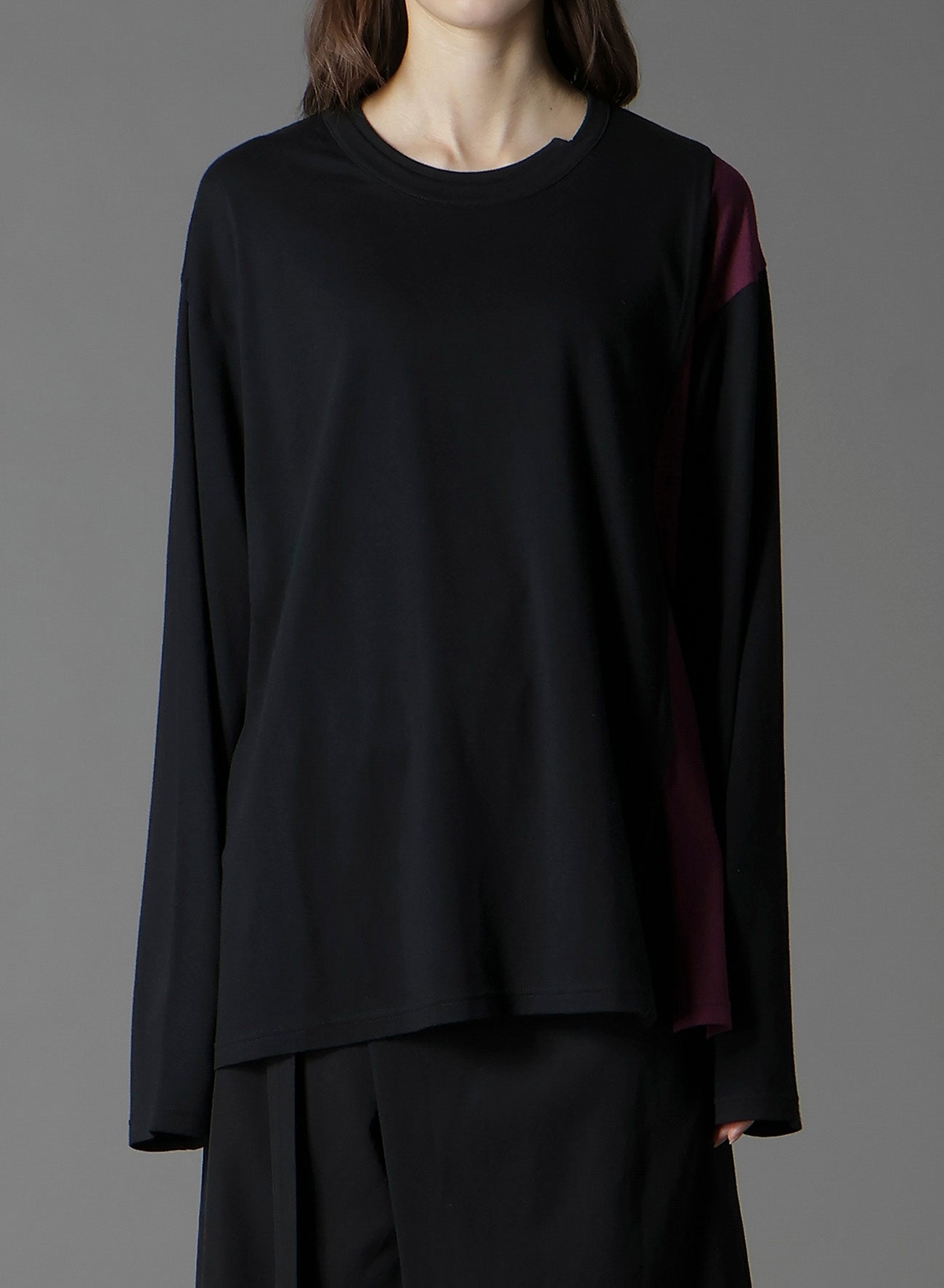 C/MOJERSEY COMBINATION  MIX BLOCK LONG SLEEVED T-SHIRT