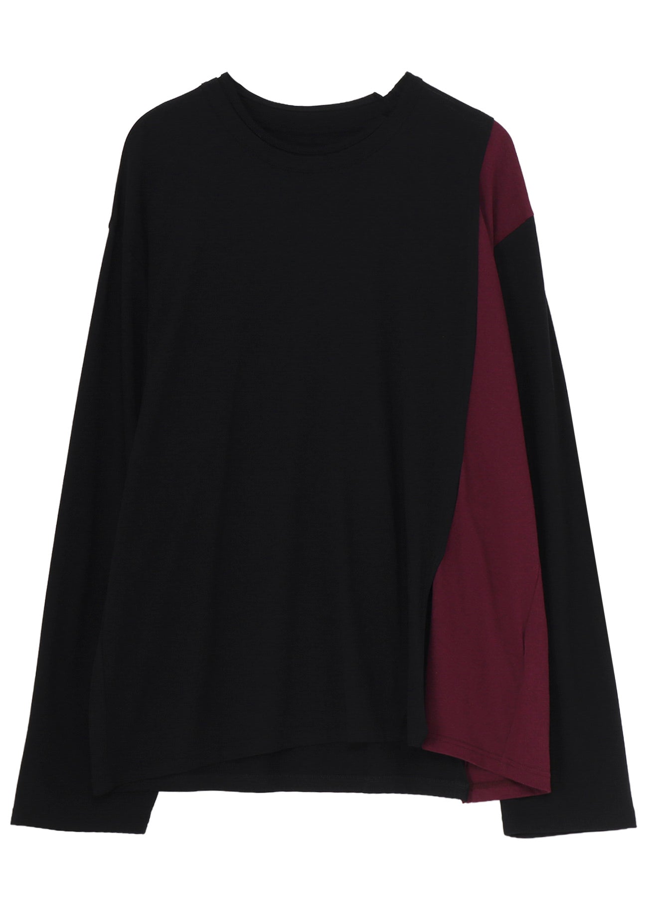 C/MOJERSEY COMBINATION  MIX BLOCK LONG SLEEVED T-SHIRT