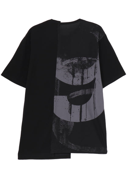 SILKETTE JERSEY NUMBER PATTERN TSUJIKIRI SHORT SLEEVED T-SHIRT