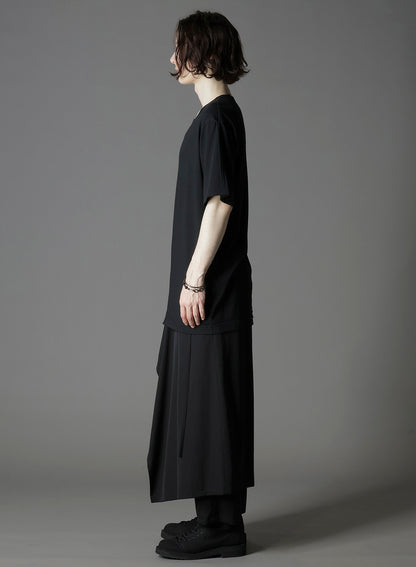 SILKETTE JERSEY W/ NUMBER PATTERN TSUJIKIRI LONG SLEEVED T-SHIRT