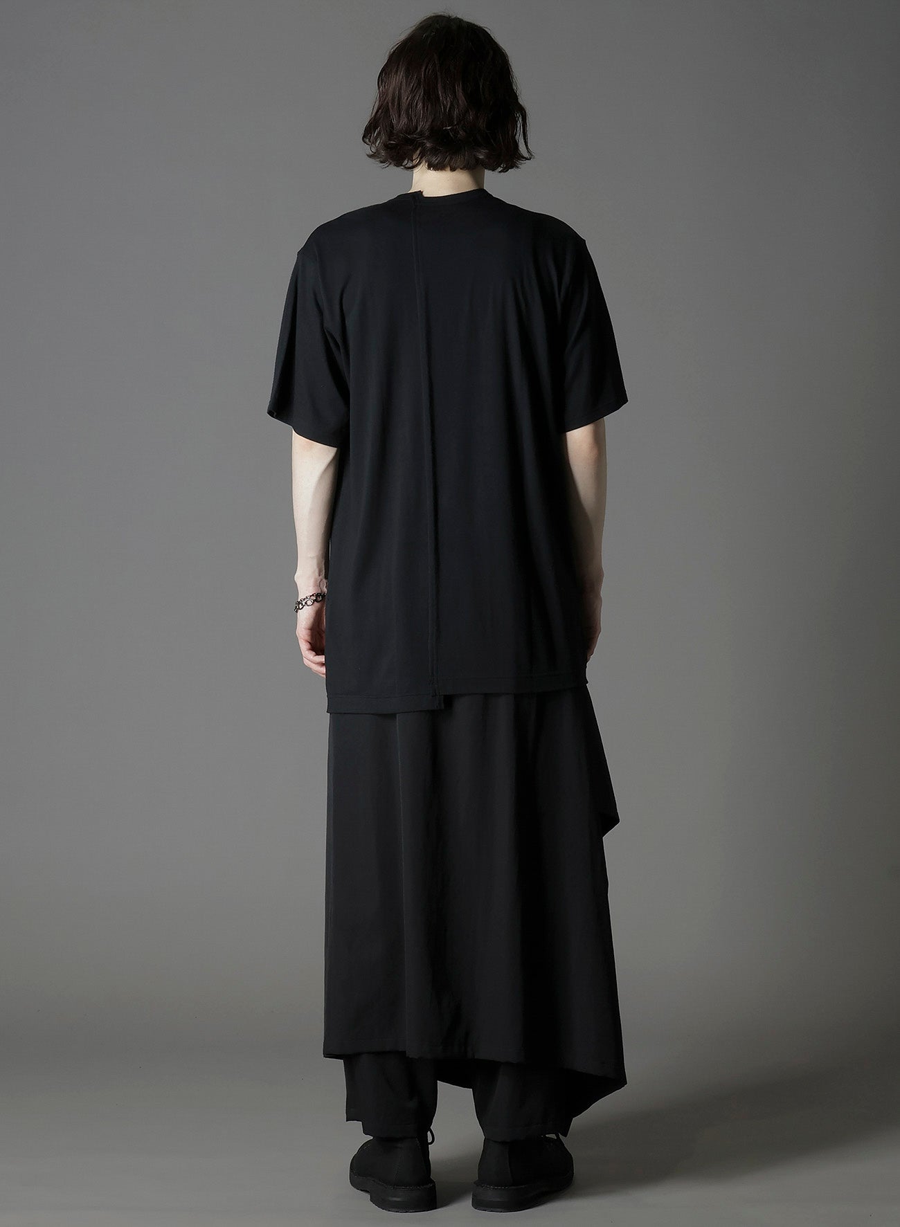SILKETTE JERSEY W/ NUMBER PATTERN TSUJIKIRI LONG SLEEVED T-SHIRT