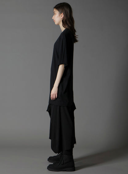 SILKETTE JERSEY W/ NUMBER PATTERN TSUJIKIRI LONG SLEEVED T-SHIRT