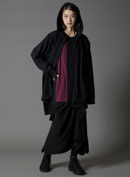 SILKETTE JERSEY W/ NUMBER PATTERN TSUJIKIRI LONG SLEEVED T-SHIRT