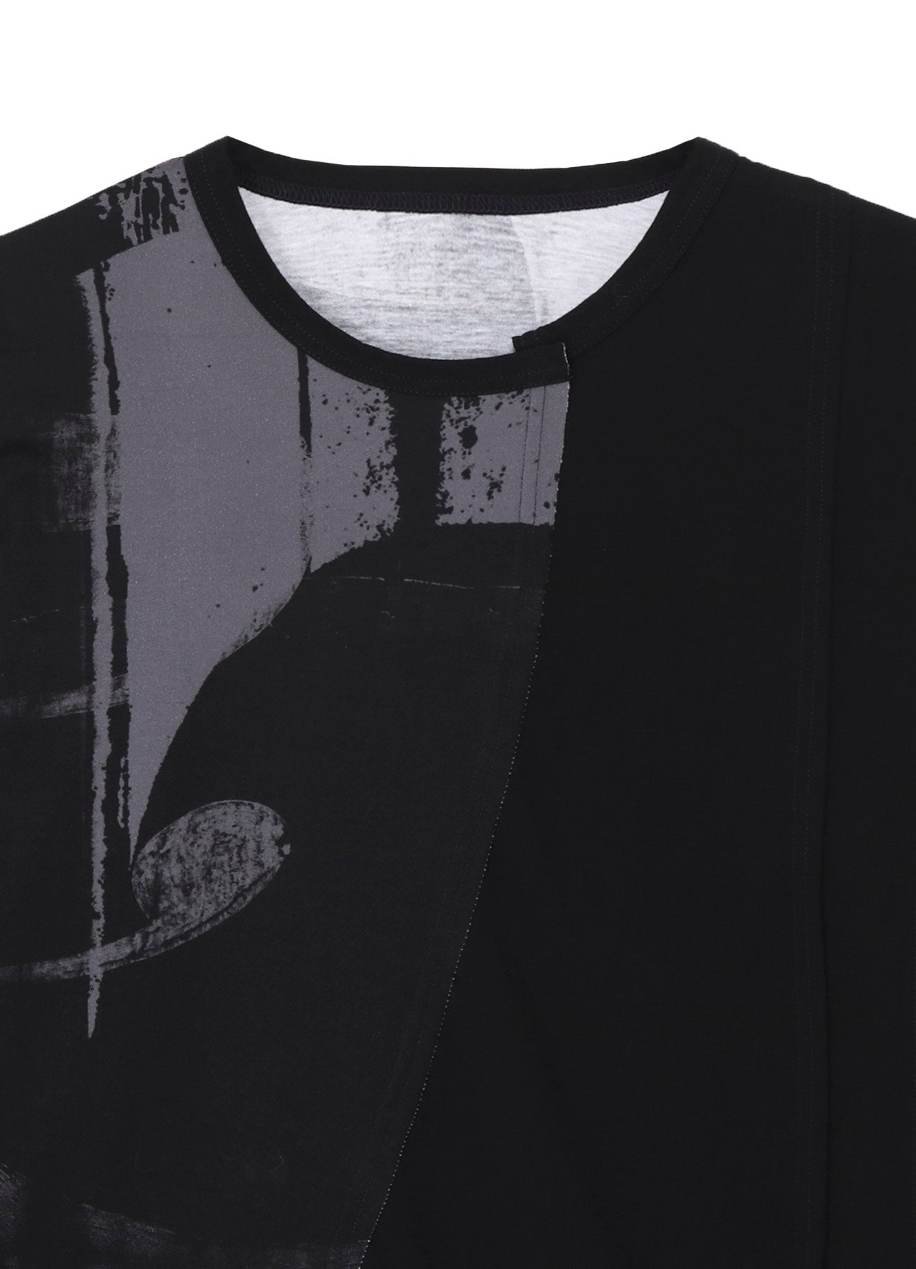 SILKETTE JERSEY NUMBER PATTERN TSUJIKIRI LONG SLEEVED T-SHIRT