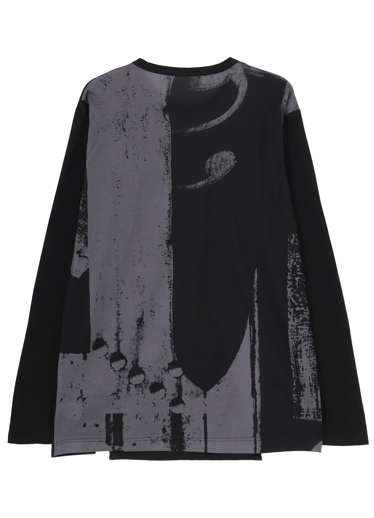 SILKETTE JERSEY NUMBER PATTERN TSUJIKIRI LONG SLEEVED T-SHIRT