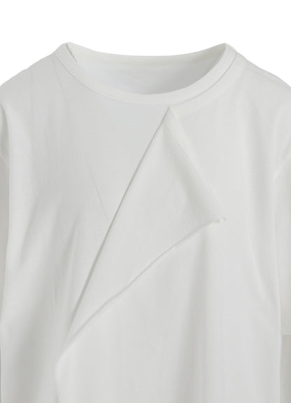 COTTON JERSEY LICKING SHORT SLEEVED T-SHIRT