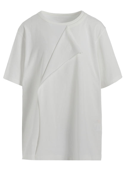 COTTON JERSEY LICKING SHORT SLEEVED T-SHIRT