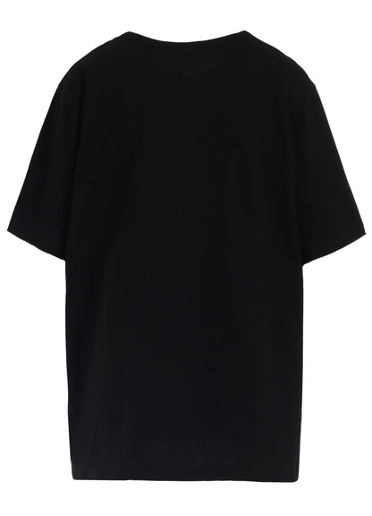 COTTON JERSEY LICKING SHORT SLEEVED T-SHIRT