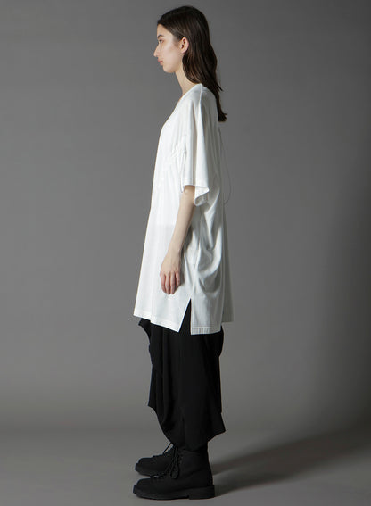 C/MO JERSEY DRAWCORD FRENCH SLEEVE T-SHIRT
