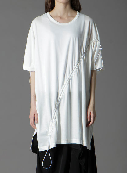 C/MO JERSEY DRAWCORD FRENCH SLEEVE T-SHIRT