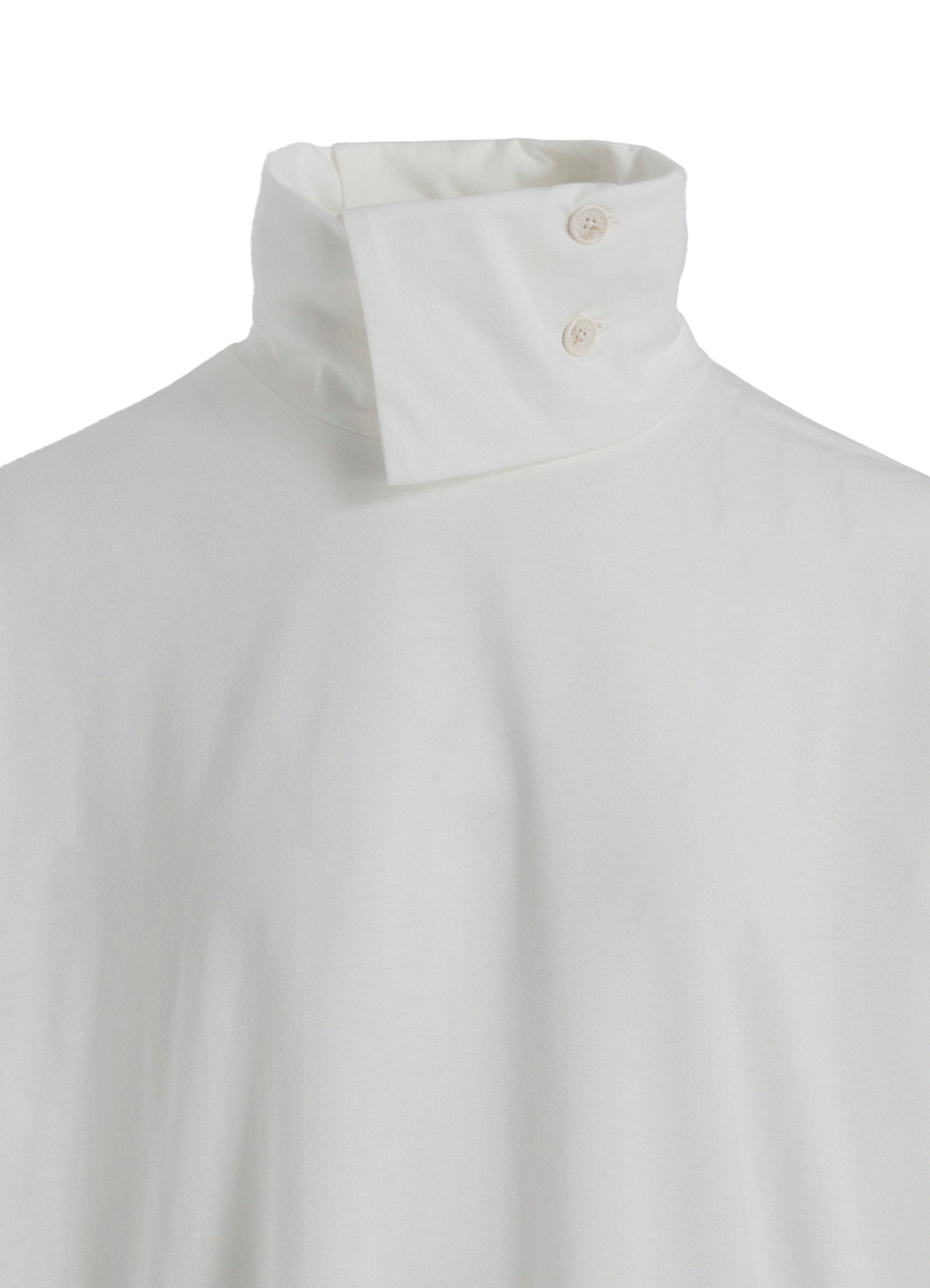 COTTON JERSEY TURTLENECK LONG SLEEVED T-SHIRT