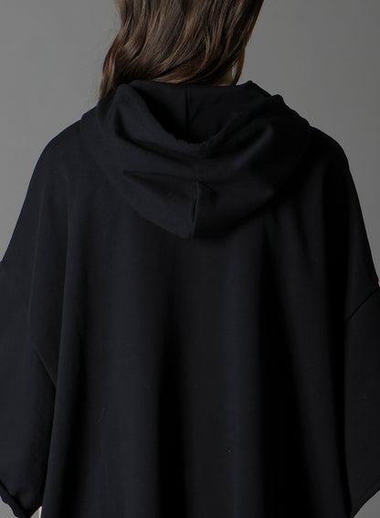 40/20 MINI FLEECE LONG HOODIE W/CHEST POCKET