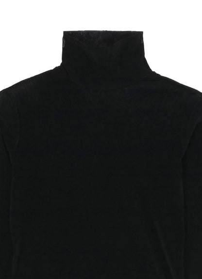 FLOCKY HIGH NECK TULLE