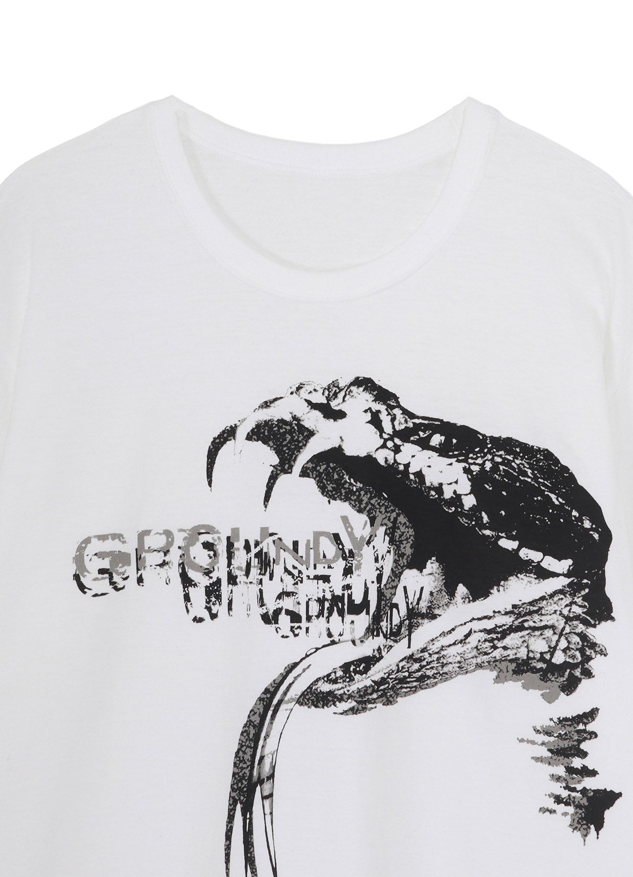 COTTON JERSEY SNAKE GRAPHIC T-SHIRT