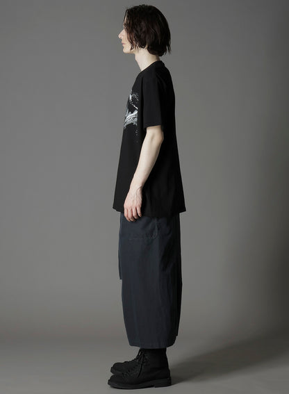 COTTON JERSEY SNAKE GRAPHIC T-SHIRT