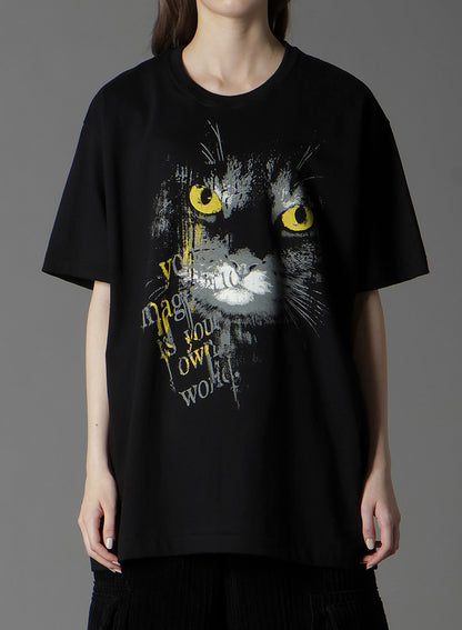 20/COTTON JERSEY CAT T-SHIRT