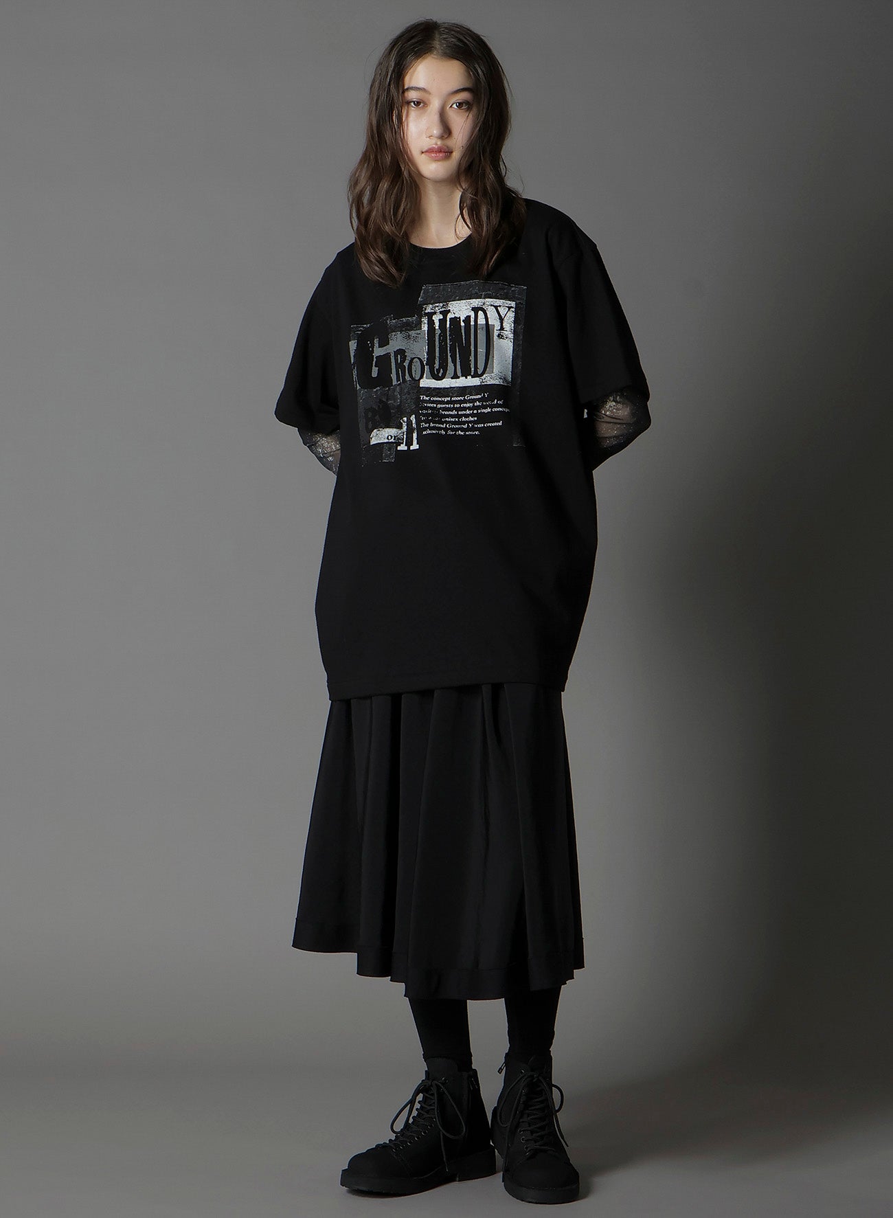 COTTON JERSEY GRANGE GRAPHIC T-SHIRT
