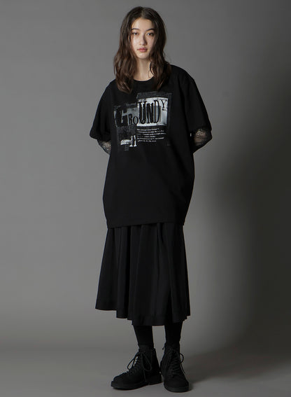 COTTON JERSEY GRANGE GRAPHIC T-SHIRT
