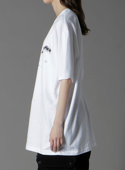 COTTON JERSEY LOGO GRAPHIC T-SHIRT