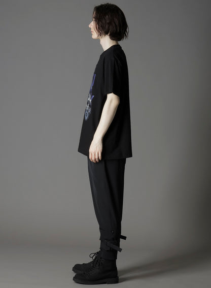 20/COTTON JERSEY MASK PURPLE T-SHIRT