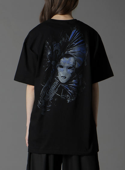 20/COTTON JERSEY MASK BLUE T-SHIRT