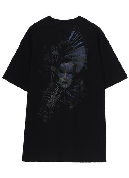20/COTTON JERSEY MASK BLUE T-SHIRT