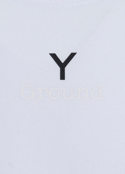 Ground Y×NEW ERA® GROUND Y LOGO L/S OVERSIZED PERFORMANCE TEE