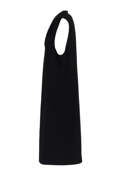 WOOL GABARDINE SINGLE LONG VEST