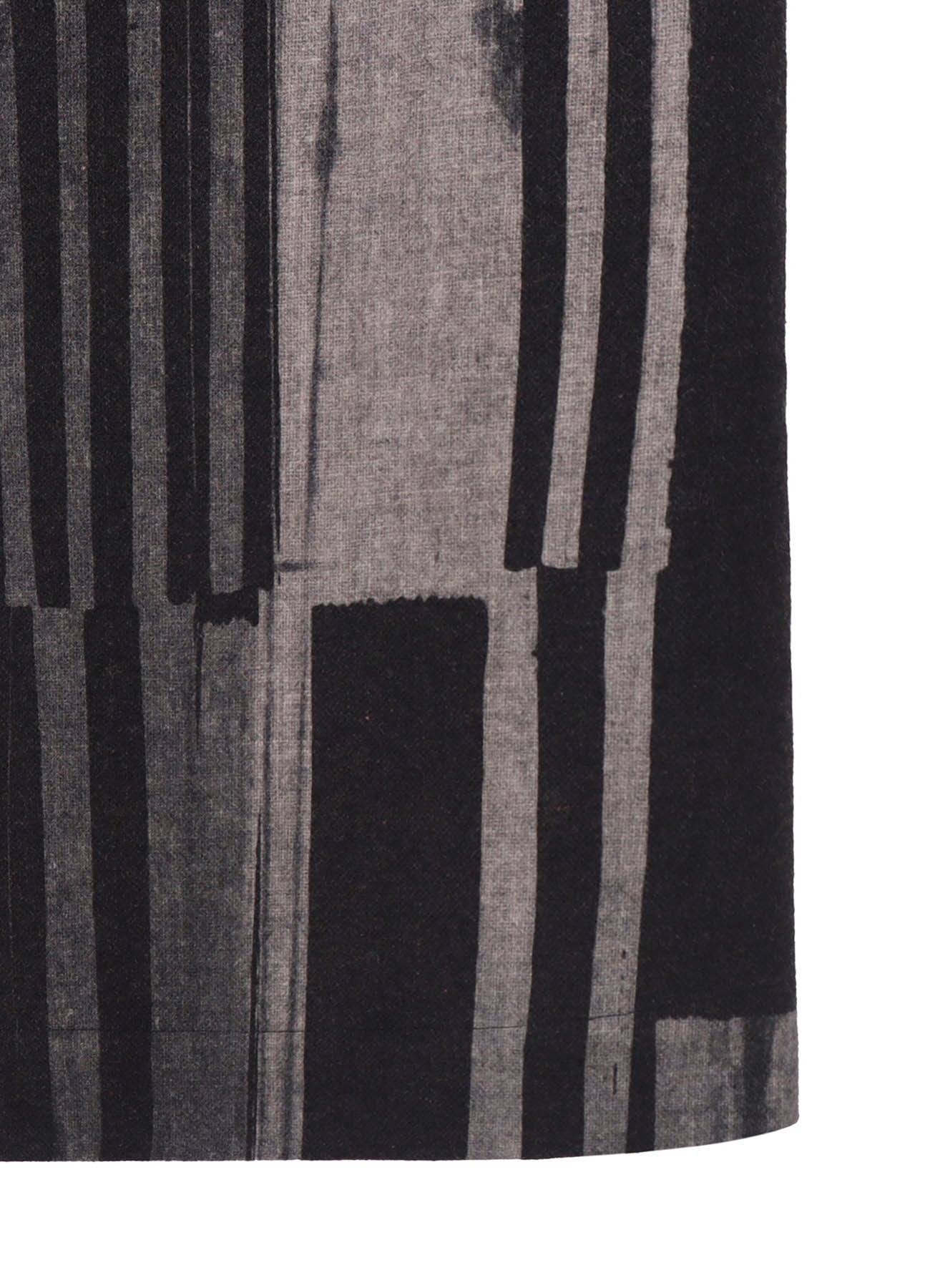 FLANNEL STRIPE PATTERN SINGLE LONG VEST