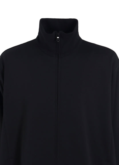 POLYESTER SMOOTH SIDE SLIT TRACK JACKET