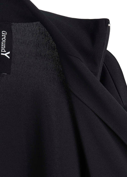 POLYESTER SMOOTH SIDE SLIT TRACK JACKET