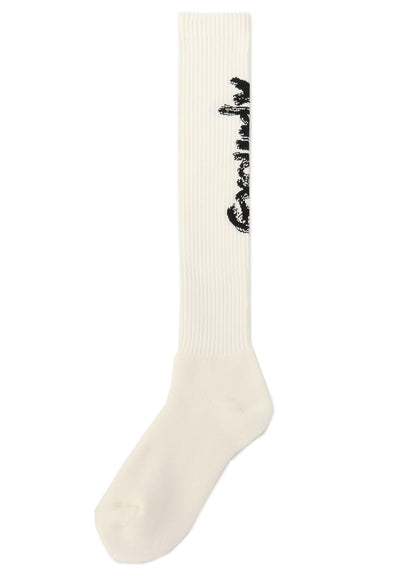 RIB HIGH SOCKS Ground Y LOGO