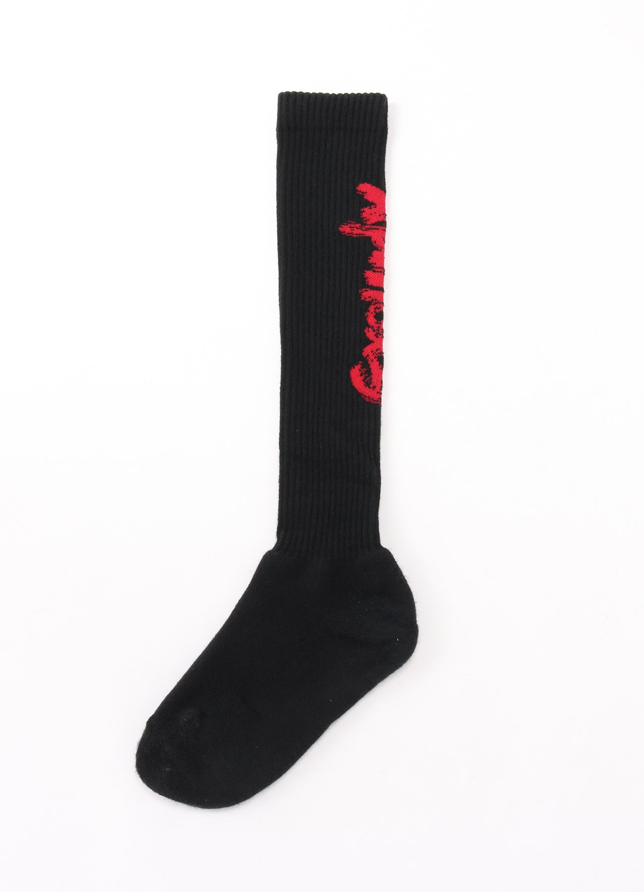 RIB HIGH SOCKS Ground Y LOGO