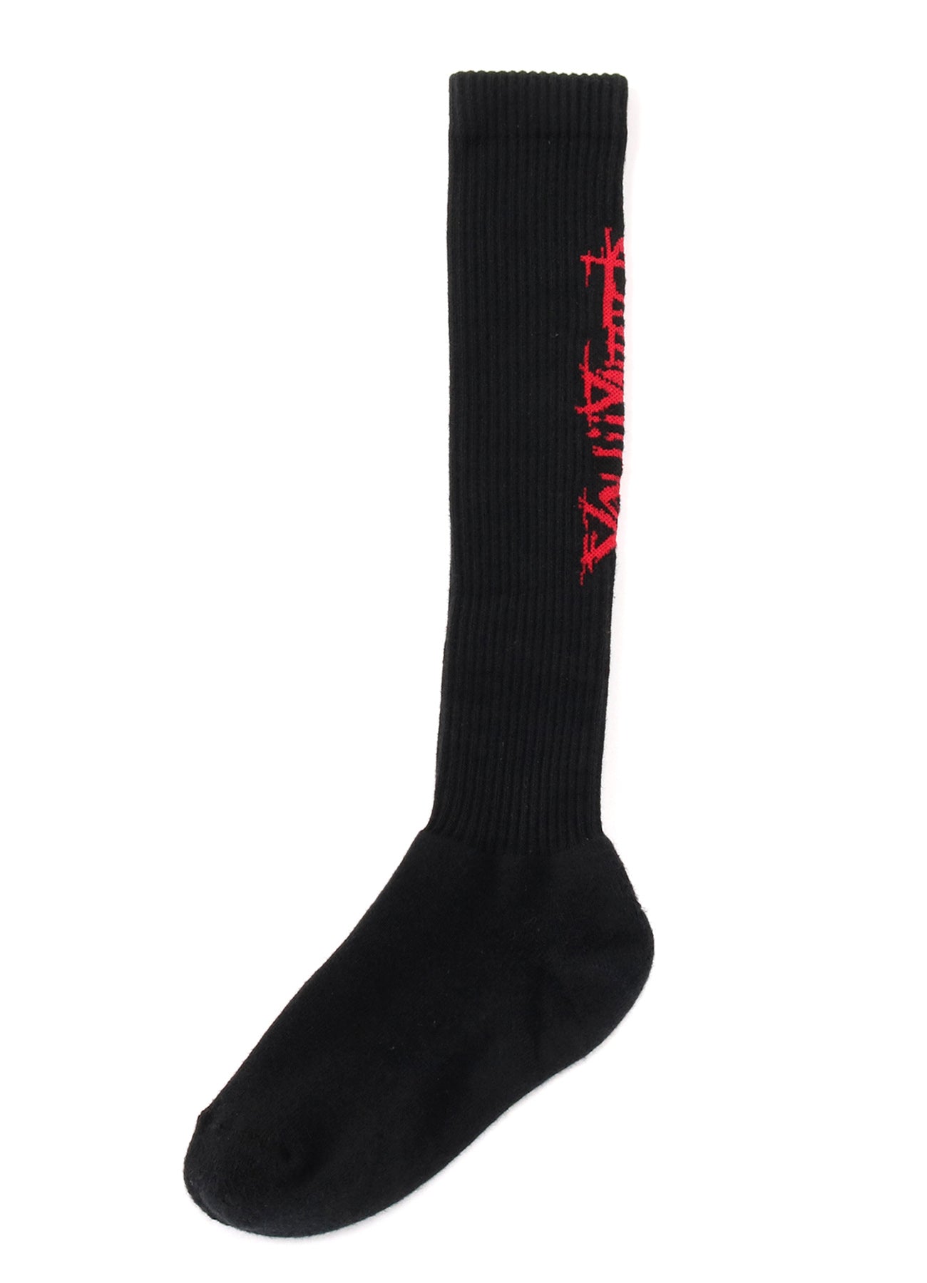 RIB HIGH SOCKS YOHJI YAMAMOTO LOGO