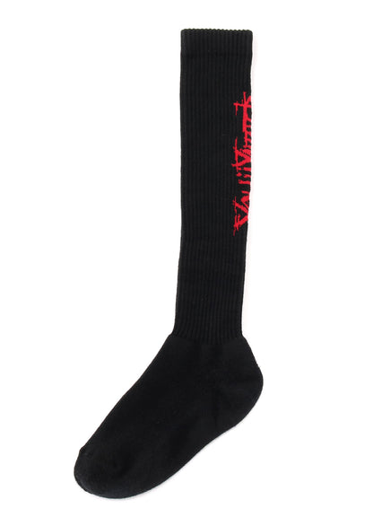 RIB HIGH SOCKS YOHJI YAMAMOTO LOGO