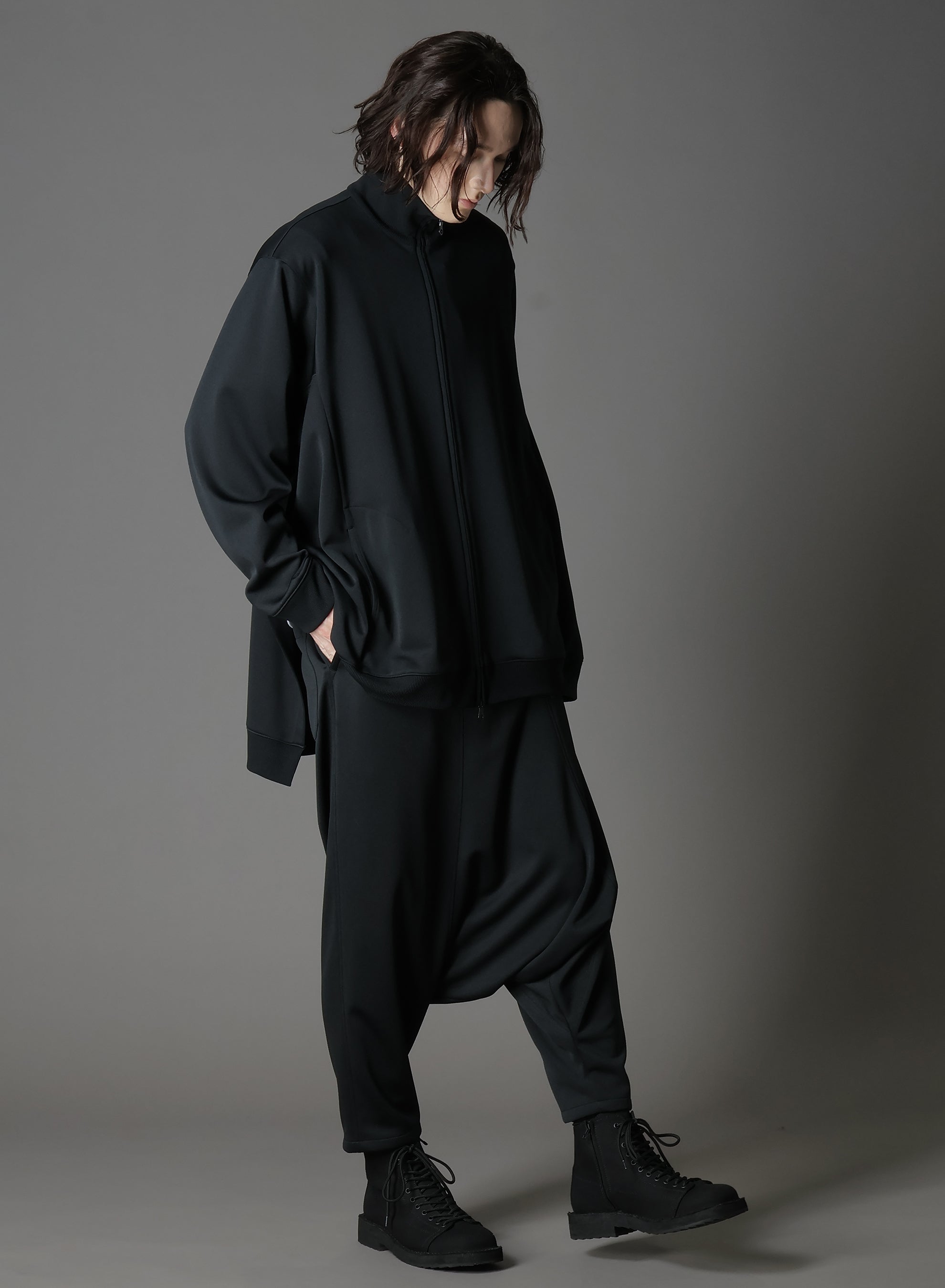 パンツ LIMI feu sarouel pants yohji yamamoto POLYESTER SMOOTH SAROUEL PANTS – THE SHOP YOHJI YAMAMOTO