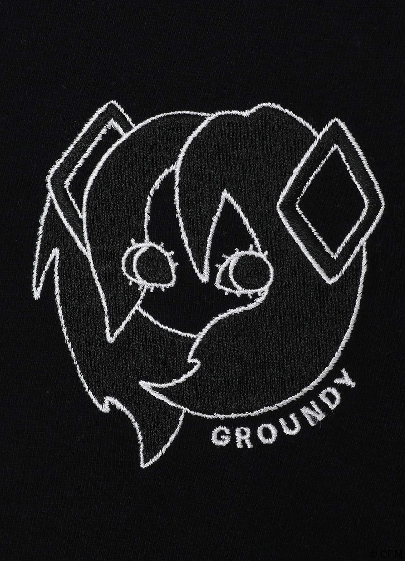 Ground Y × HATSUNE MIKU LOGO GRAPHIC EMBROIDERY T-SHIRT