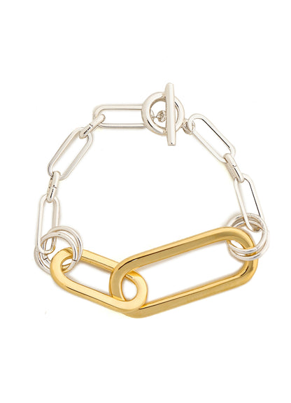 BRASS DOUBLE-STRAND BRACELET