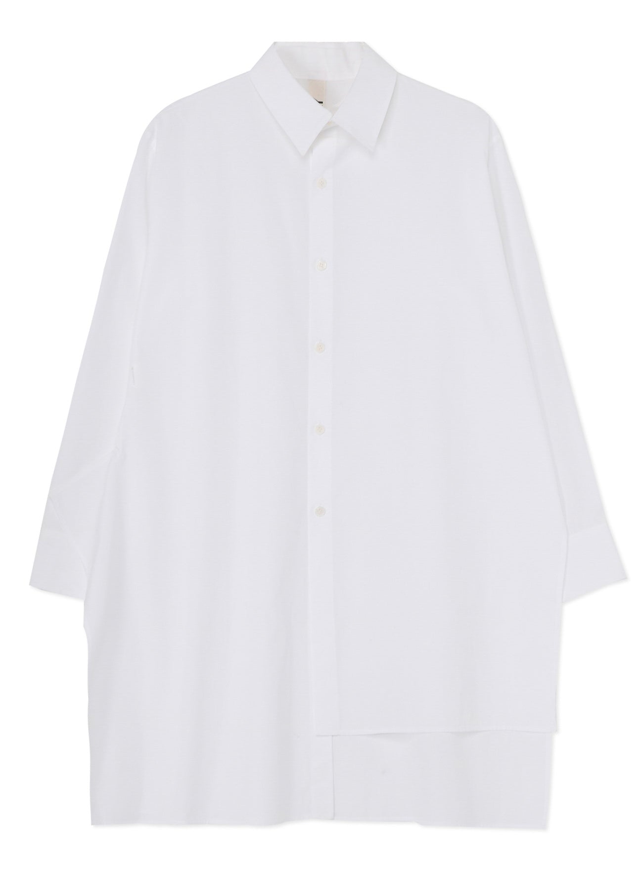 COTTON BROAD CLOTH SPARE COLLAR DOUBLE SHIRT