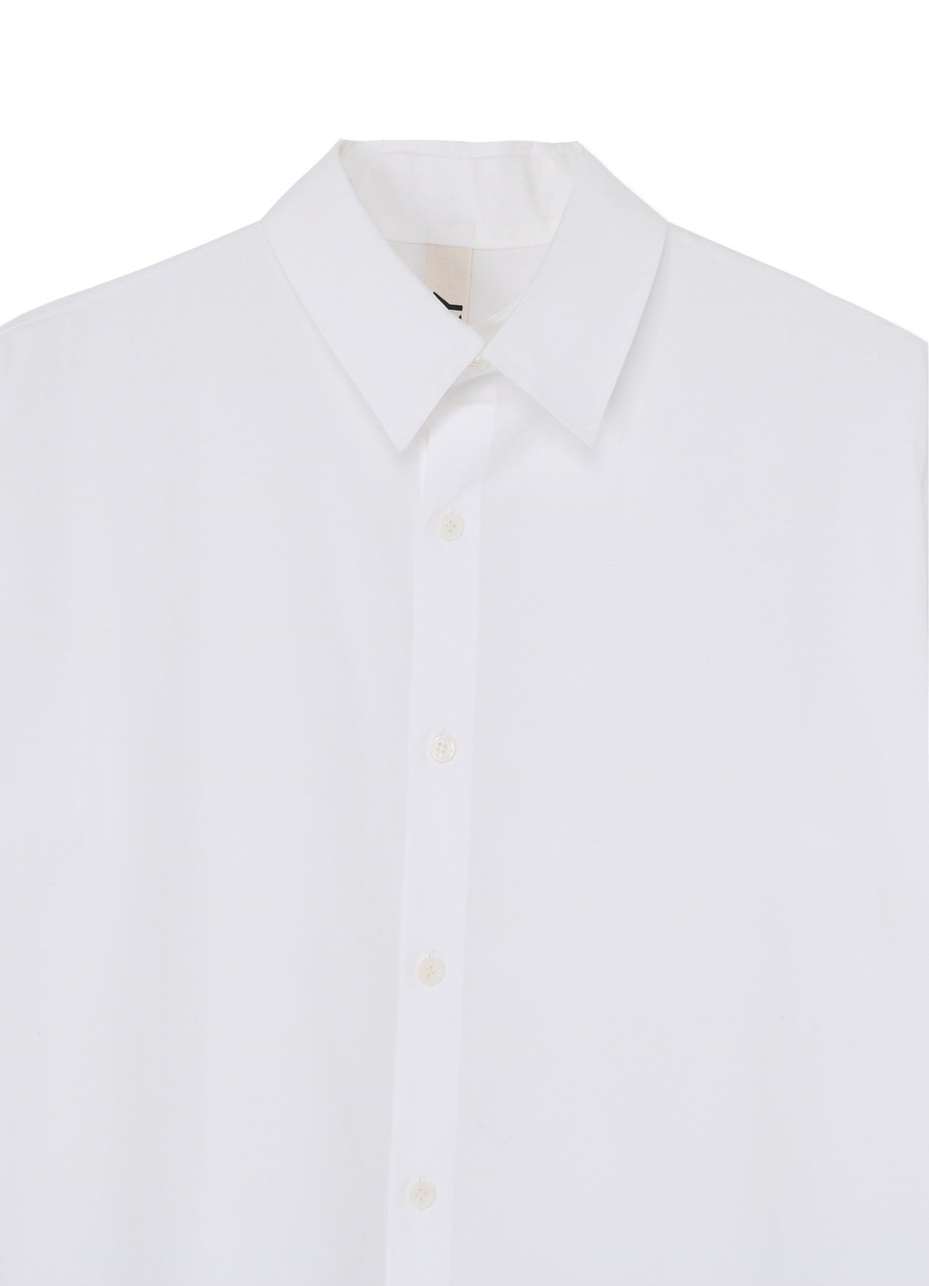 COTTON BROAD CLOTH SPARE COLLAR DOUBLE SHIRT